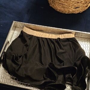 Stylish Black and Tan Kids Skirt